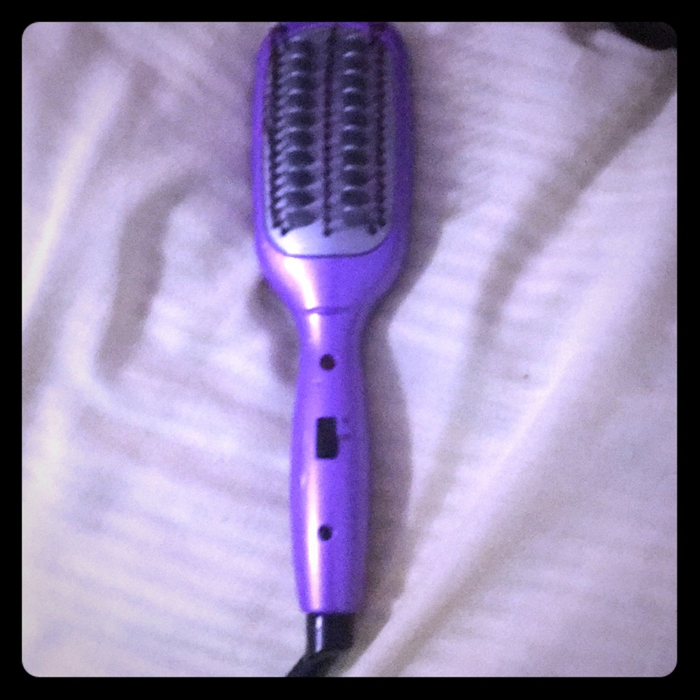 Hair dryer and brush
